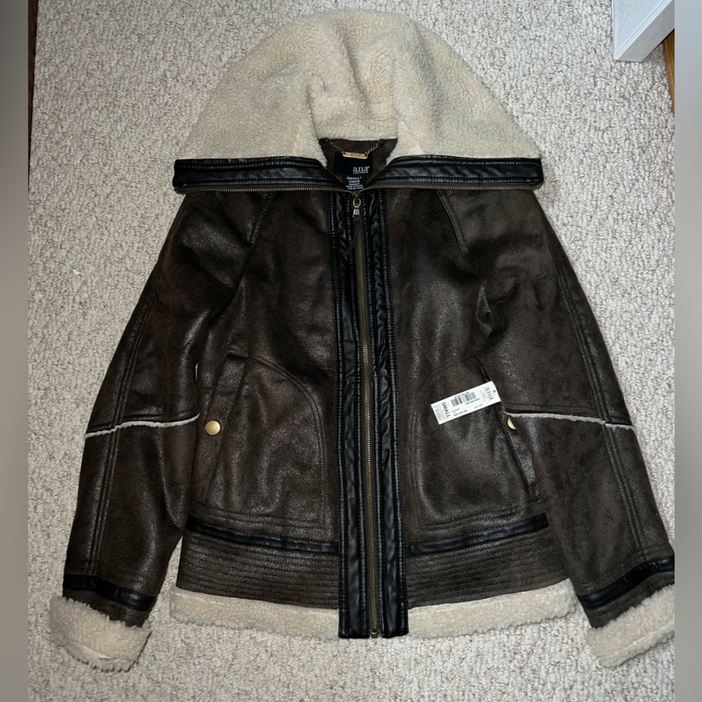 Vintage Ana Sherpa jacket with og tags!